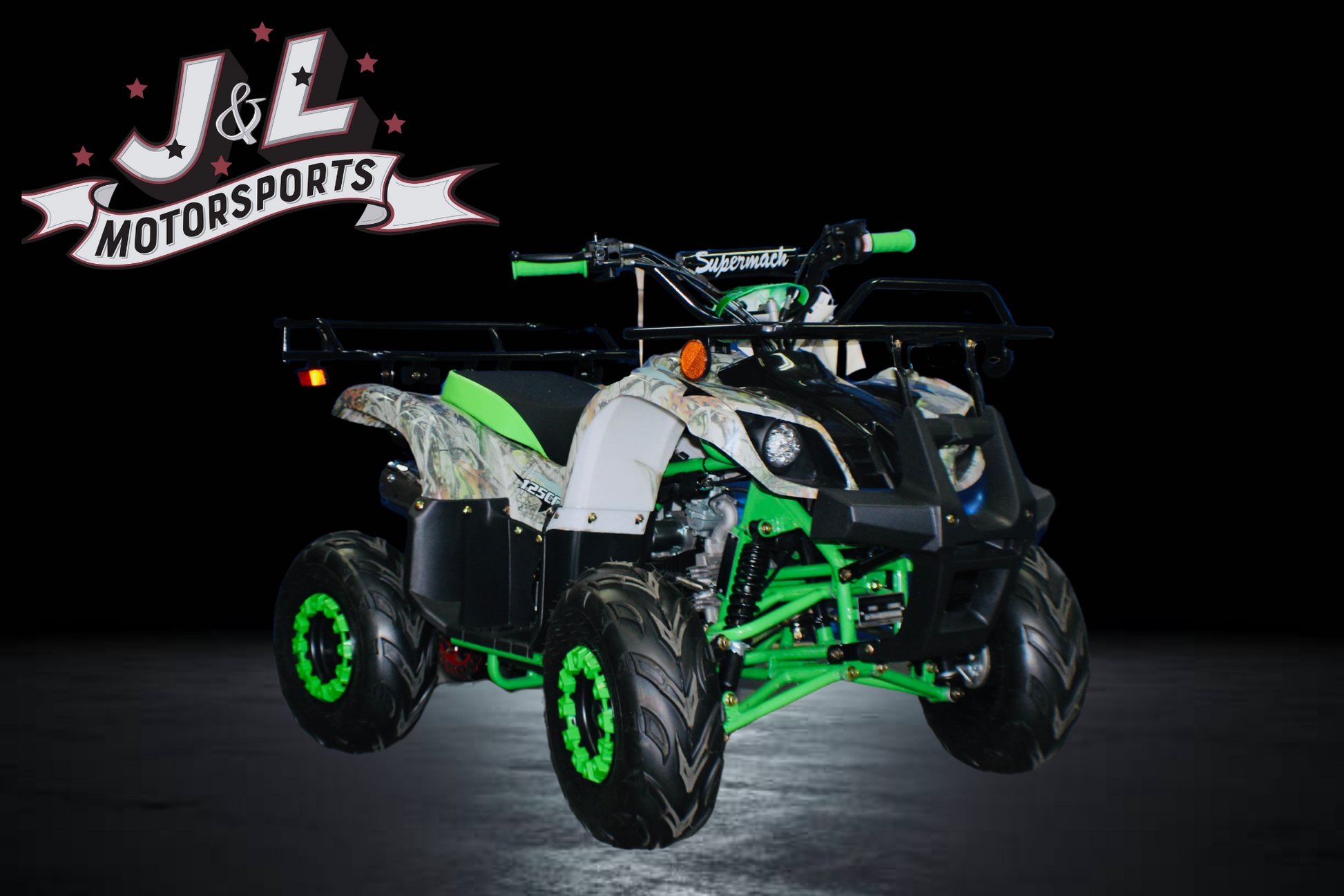 ATV Supermach de 125 CC con llanta de 7 pulgadas