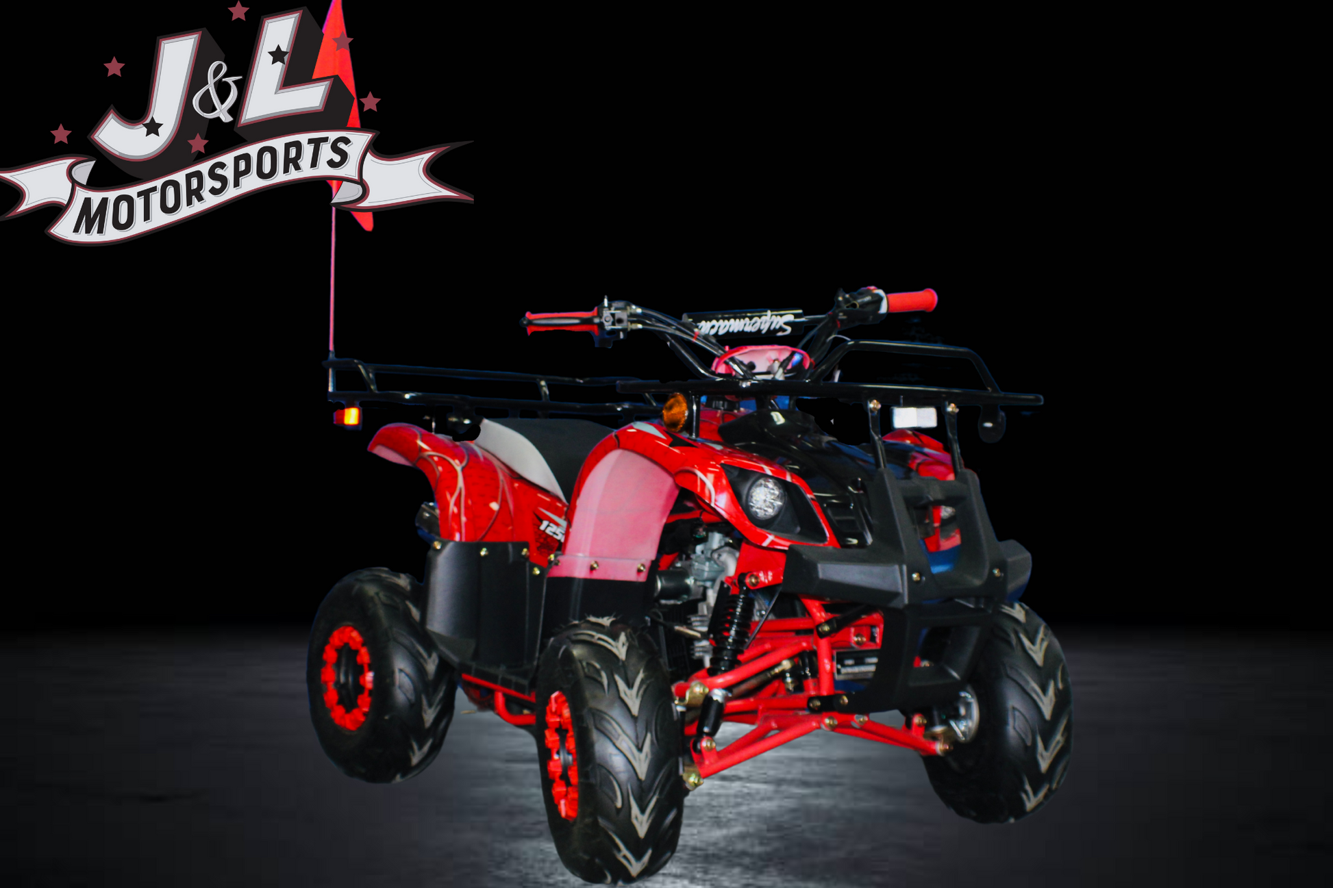 ATV Supermach de 125 CC con llanta de 7 pulgadas